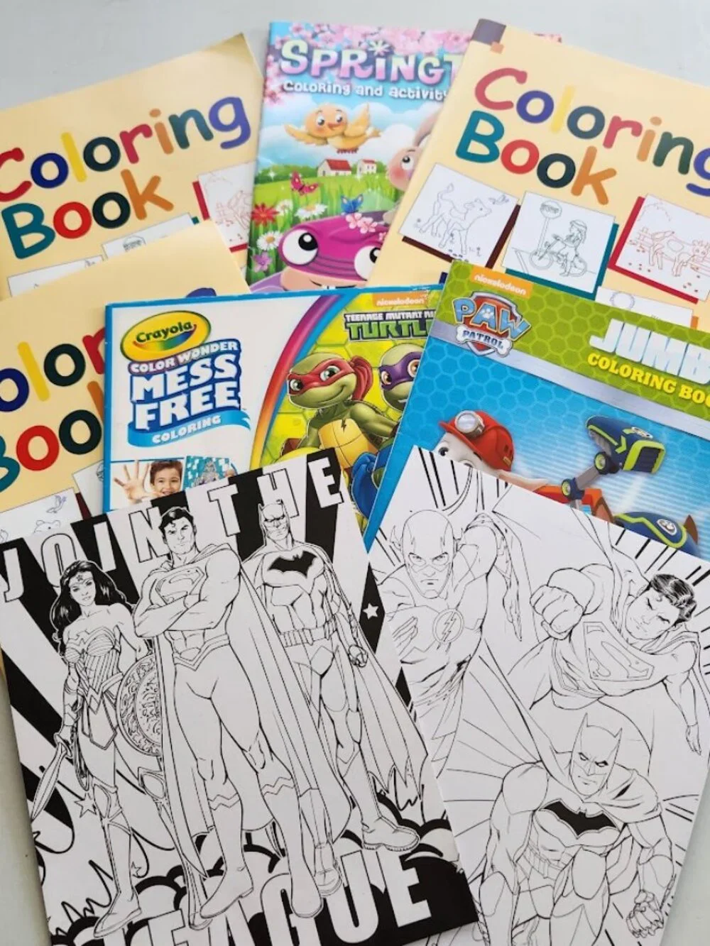 Coloring Books Book Bundle Paw Patrol Avengers Super Hero Teenage Mutant Ninja T